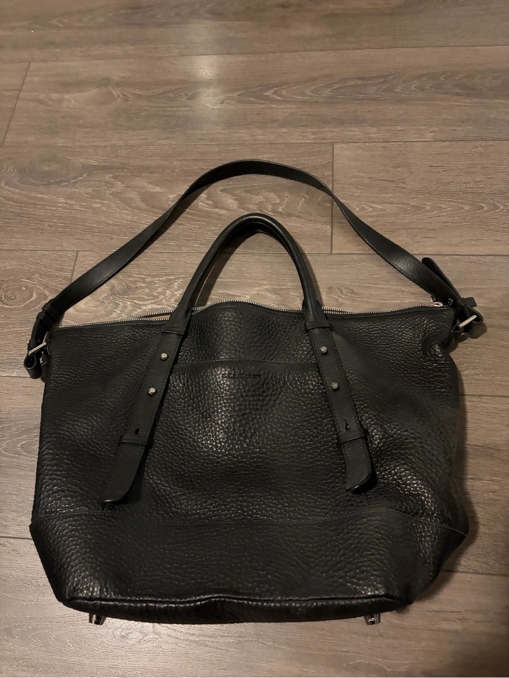 Mackage pebbled genuine leather bag